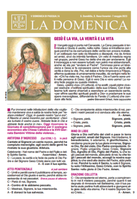 V DOMENICA DI PASQUA / A