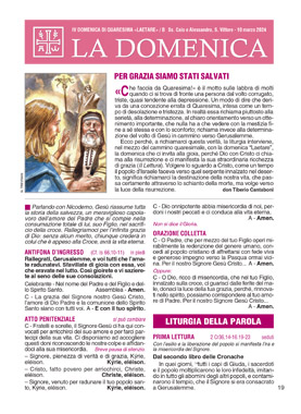 IV DOMENICA DI QUARESIMA «LAETARE» / B