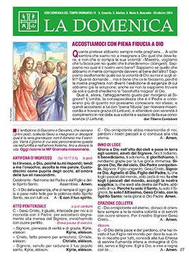 XXIX DOMENICA DEL TEMPO ORDINARIO / B