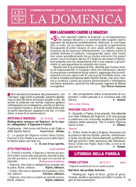 III DOMENICA DI AVVENTO «GAUDETE» / C S. Valeriano, B. M. Vittoria De Fornari