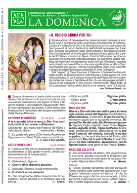 II DOMENICA DEL TEMPO ORDINARIO / C