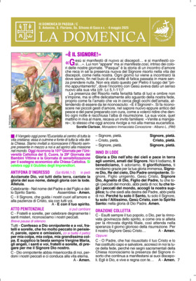 IV DOM. DI PASQUA 2025