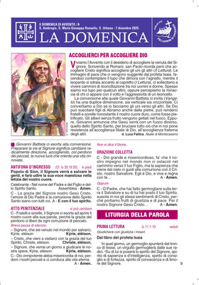 II DOM DI AVVENTO 2025